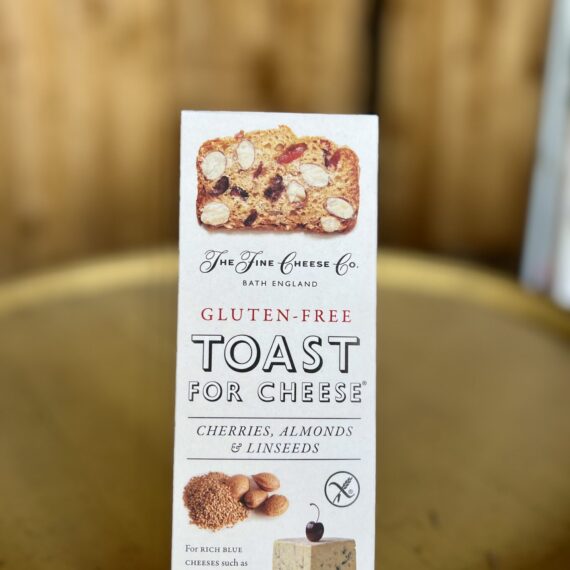 The Finest Cheese Co Gluten-Free Toast for Cheese Cherries, Almonds & Linseeds